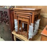 Nest Chinese carved hardwood coffee tables