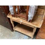 Antique pine wash stand