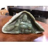 Jadeite carving of a budda