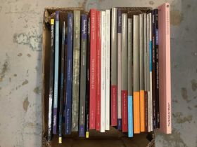 Box of Sotheby's and Christie's 20th century art catalogues for South African, Russian, Turkish, Gre