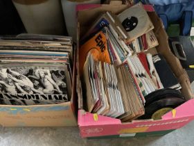 Collection of LP and single records