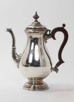 Contemporary silver coffee pot