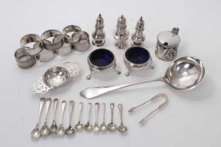 selection of miscellaneous silver