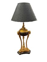 Contemporary French empire style table lamp