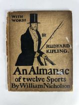 William Nicholson: 'An Almanac of Twelve Sports, Words by Rudyard Kipling', London, William Heineman