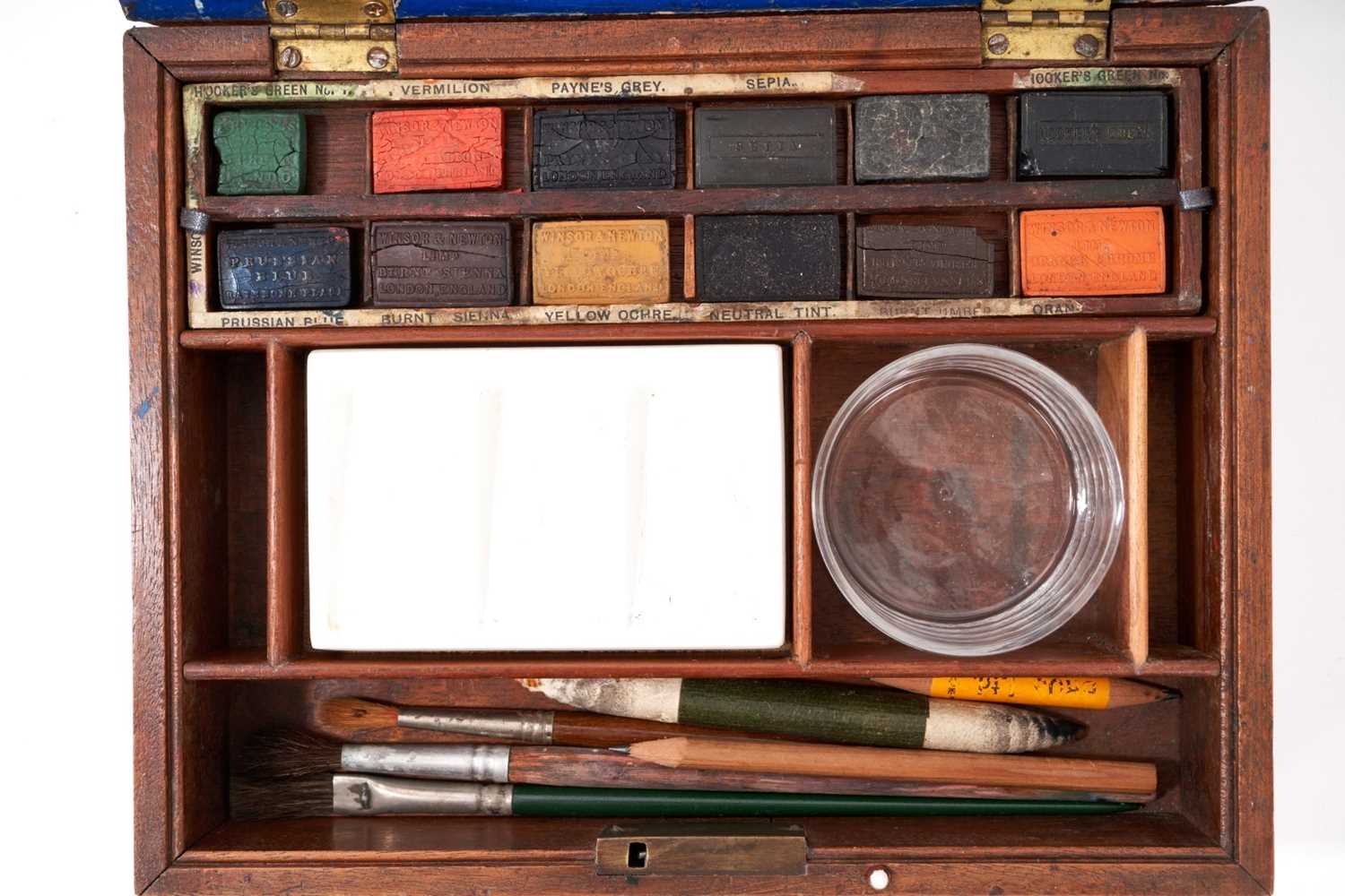 Mid Victorian paint box by Windsor and Newton - Image 2 of 2