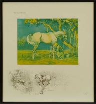 *Snaffles, Charles Johnson Payne (1884-1967) signed hand coloured print - The Pig-Esticker, signed i