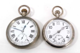 British Rail Limit pocket watch and military pocket watch (2)