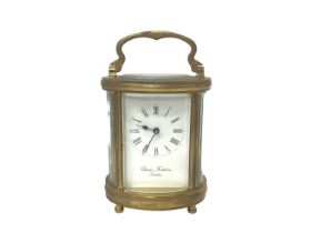 Modern Charles Frodsham brass cased carriage clock