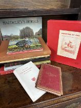 Collection of sporting books to include Hunting By Ear, two versions with 45 and 78 records, illustr