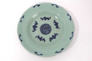 Chinese celadon plate