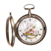 George III pair-cased pocket watch by Norton, London