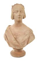 Terracotta bust of Queen Victoria by Henry Weigall 1851