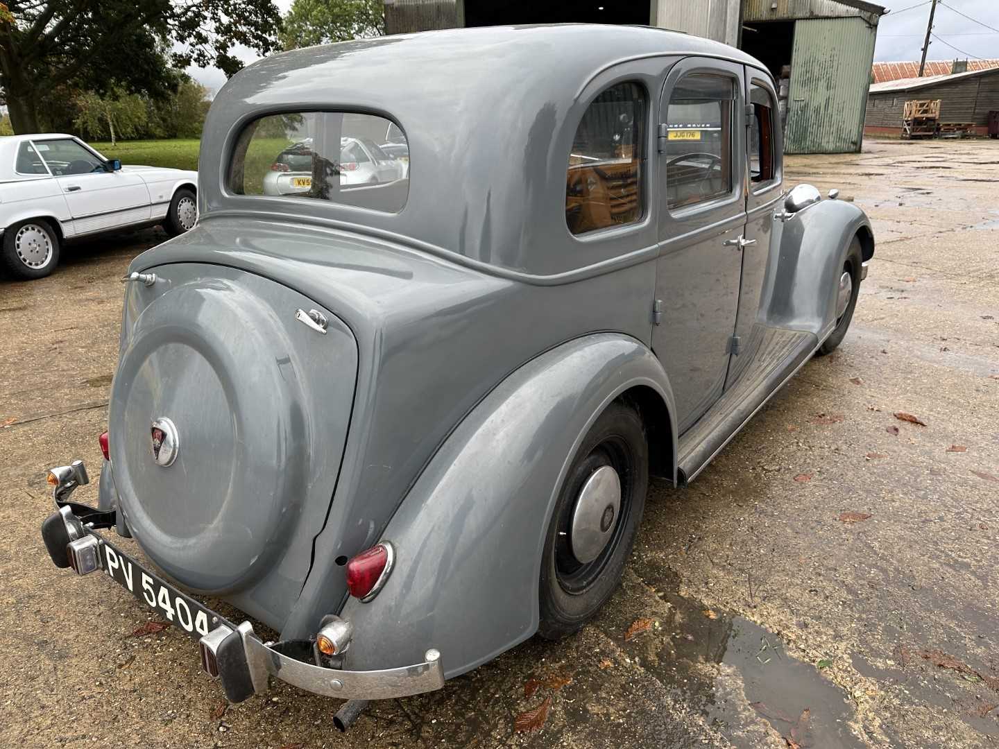 1938 Rover 12 Saloon, 1479cc engine, reg. PV5404 - Image 3 of 19