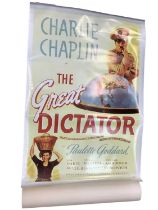 Charlie Chaplin film poster - The Great Dictator, limited edition print - The Waverley and a 1957 Ro