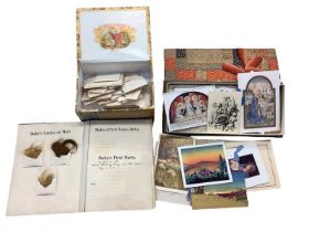 Selection of mixed ephemera including greetings cards, wedding stationery,, Sunday at Home publicati