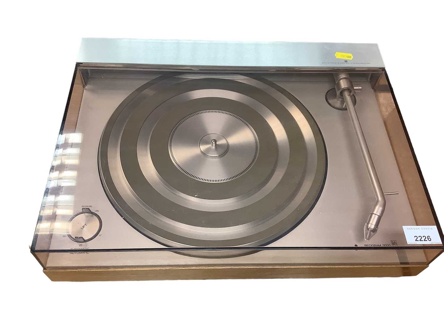 Bang & Olufsen Beogram 3000 record player