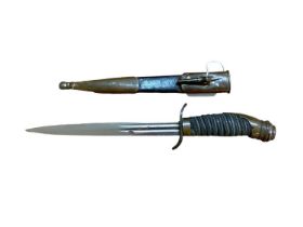 Imperial German Officers trench knife modified from 1889 Pattern German Officers sword