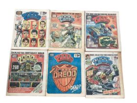 Comics selection of 2000AD, 1979 - 1991 period, plus others