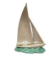 1930s Poole Pottery sailing ship