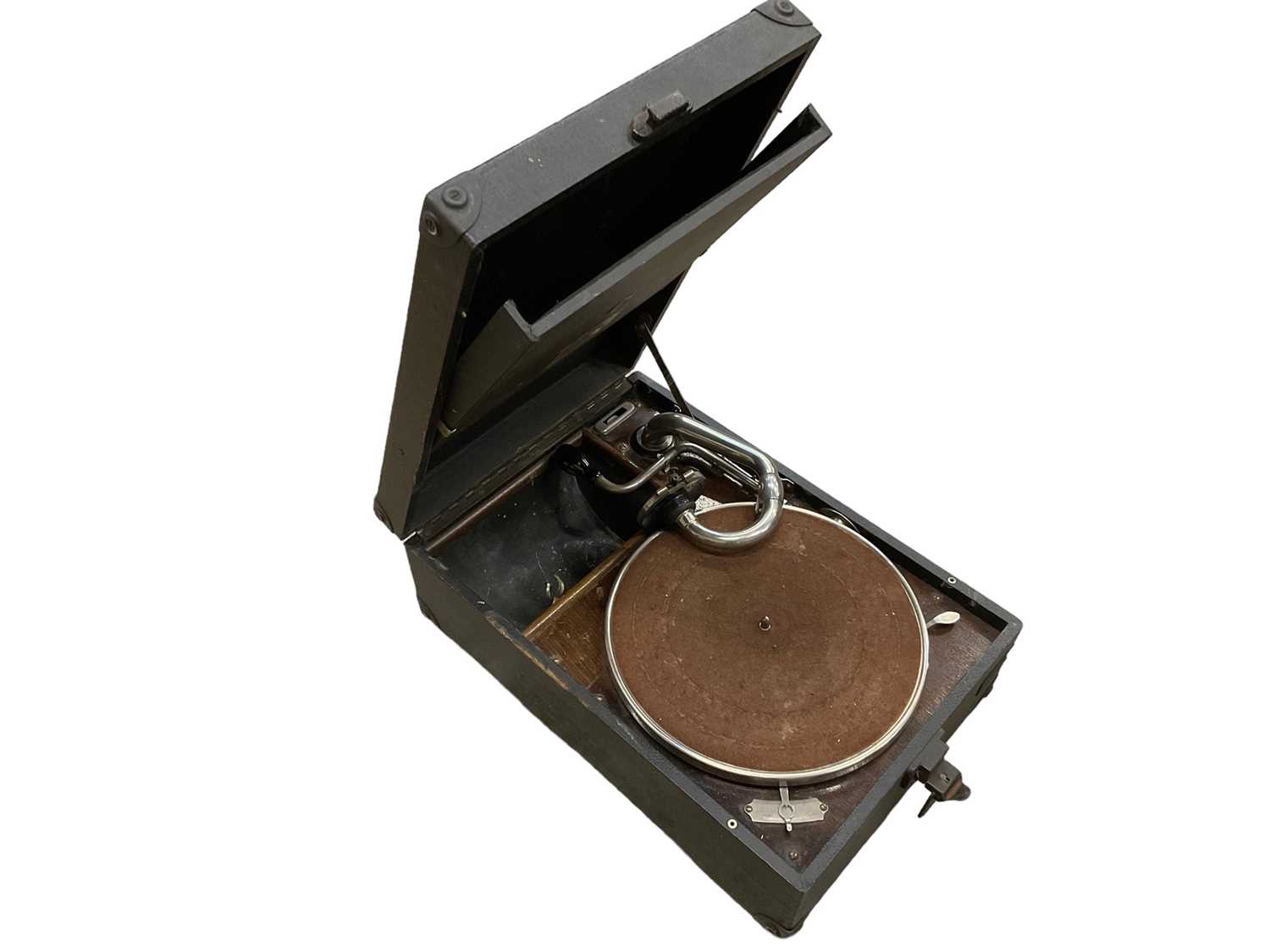 Early 20th century portable gramophone