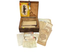 Collection of Second World War correspondence and ephemera to include photographs, letters and pamph