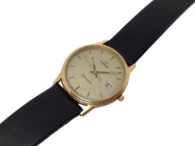 9ct gold cased Omega Seamaster wristwatch