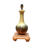 Ruskin pottery lamp