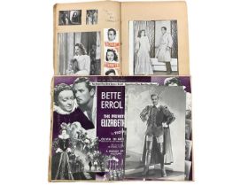 Three film star scrap albums - Barbara Stanwyck, Bette Davis & Madeleine Carroll - and a quantity of