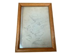 Buddy Holly autograph