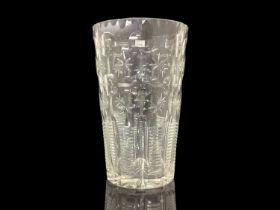 Good quality cut glass vase