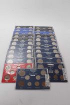 G.B. - George V and George VI mixed coin year sets complete, for the period 1928-1950 to include Hal
