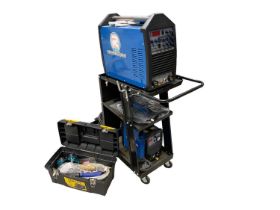 R Tech Tig Welder, Plasma Cutter with stand and accessories.