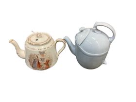 Collection of various teapots including Crown Staffordshire, Jackfield, Hanley Nursery Rhyme etc (22