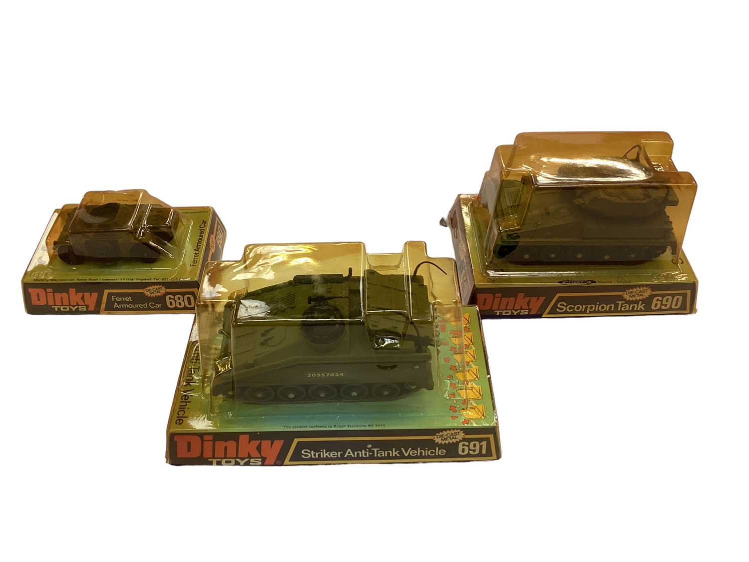 Two boxes of Dinky military vehicles - Image 2 of 4