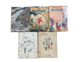 Rupert selection of annuals hardback and softback including 1940s (11)