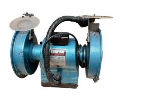 Clarke 8” bench grinder with lamp