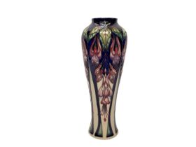 Moorcroft pottery limited edition vase decorated in the Marinka pattern, no.10 of 300, signed Rachel