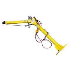 Yellow electric lifting crane/hoist