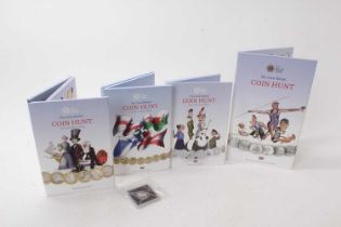 G.B. - Royal Mint 'Coin Hunt' albums x 4 containing collections of £2's 1997-2015 (N.B. Missing 2002