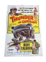 1960 Film Poster- Thunder in Carolina together with other campaign books for films, including Teenag