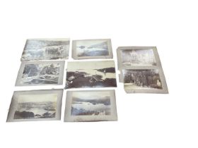 Selection of photographic Scottish Views 19th century including Loch Tarbert, Loch Awe, photographs