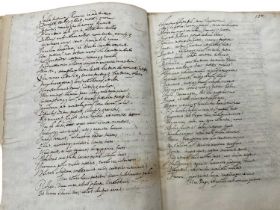 Interesting manuscript dated 1653
