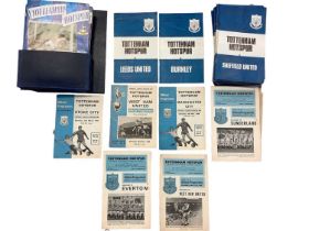 Collection of Tottenham Hotspur football programmes (1960s, 70s and 80s)