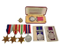 Second World War and later medal group comprising Elizabeth II British Empire Medal