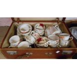 A Grindley pottery part tea set, a Myott pottery similar and a Heathcote bone china part tea set