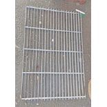 An old metal boot scraper mat - 90cm x 60cm