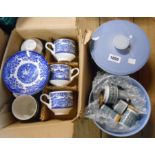 A small quantity of Hornsea Tapestry china comprising tureen, bowl, spice jars and vinegar