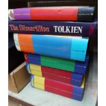 Harry Potter: by J.K. Rowling, five hard back titles including two copies of '..and the Order of the