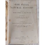 The Royal Natural History: edited by Richard Lydekker, 5vols, 4to., half bound, with coloured